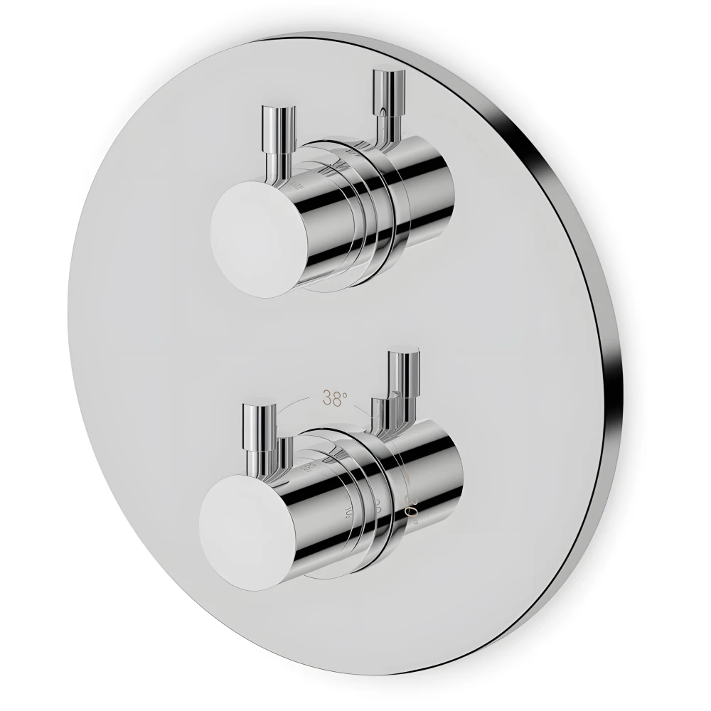 Mitigeur thermostatique mural avec inverseur 2 ou 3 sorties