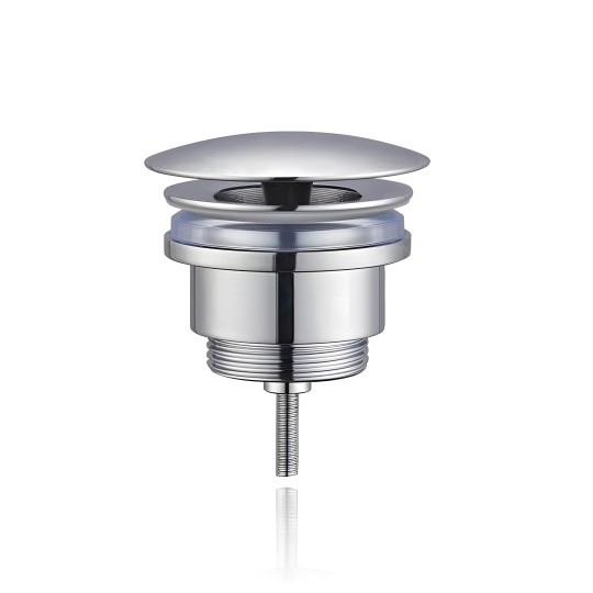 Bonde de vidage fixe chromée