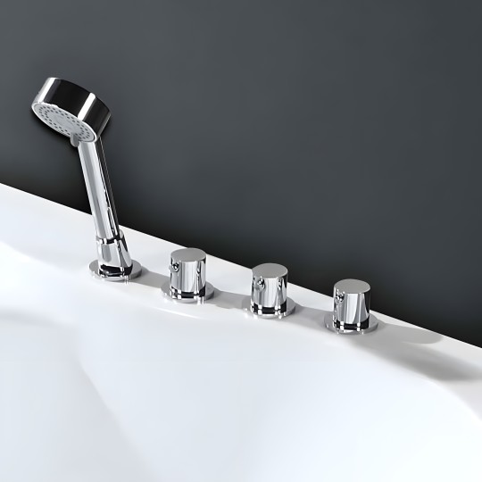 Robinetterie triple ronde balnéo IDYNAMIC / IPOWER