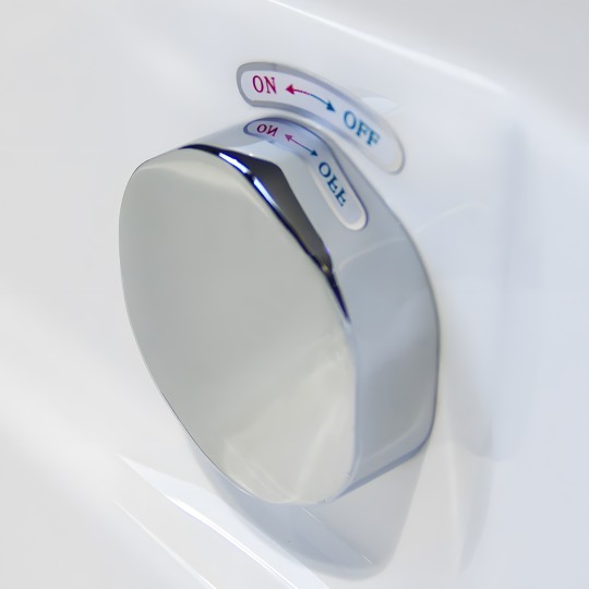 Commande de bonde chromée