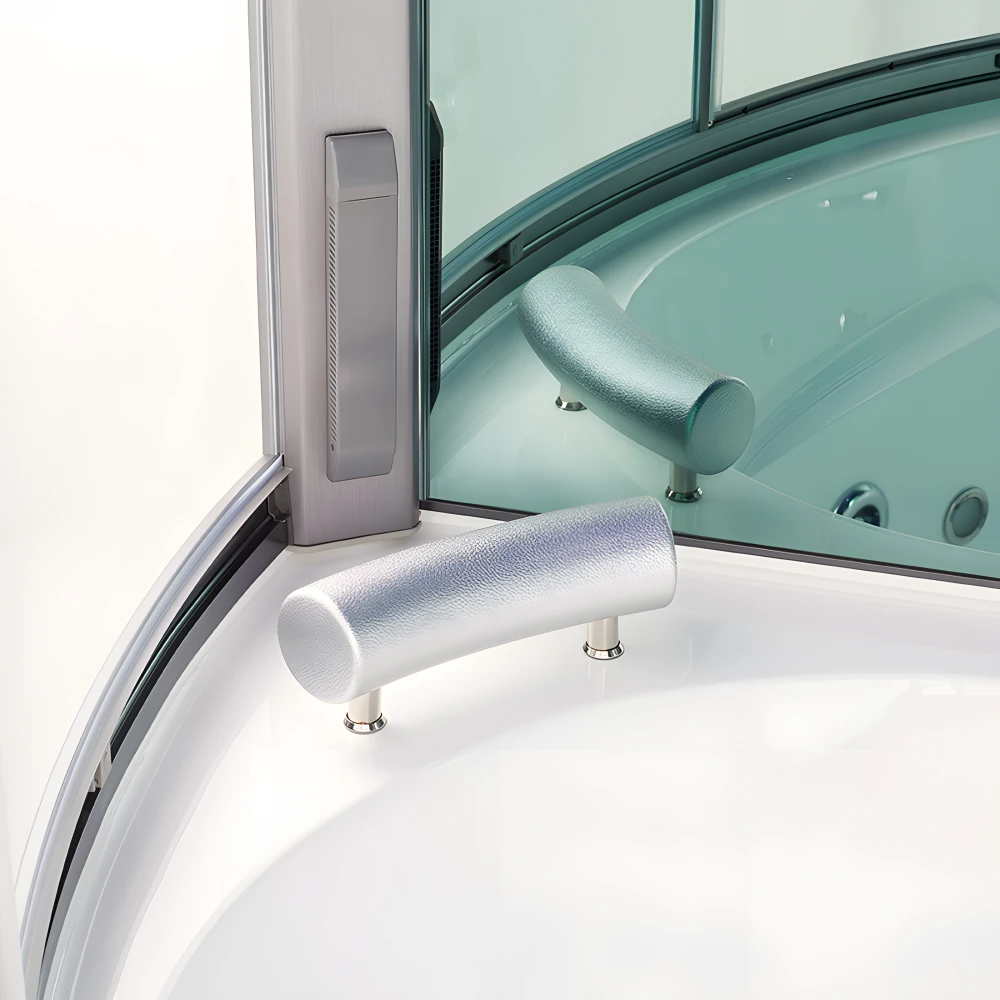 Appuis-têtes ergonomiques et diffuseurs de vapeur