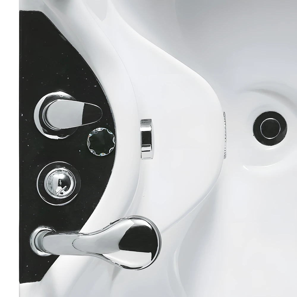 Robinetterie 2 éléments en laiton chromé haute qualité