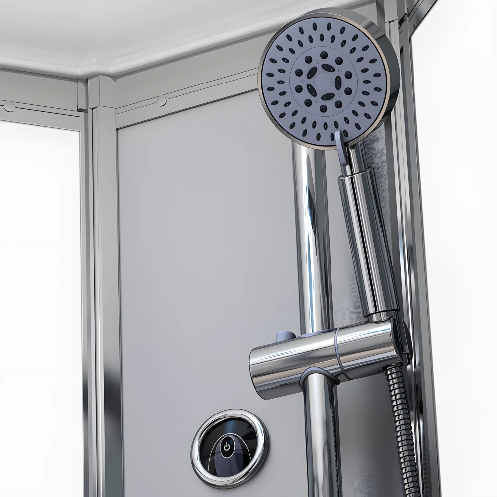 Douchette avec support ajustable en hauteur et inclinaison