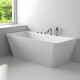 Baignoire semi-ilot LOVE 160 MATE Solid Surface