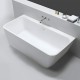 Baignoire semi-ilot LOVE 150 MATE Solid Surface