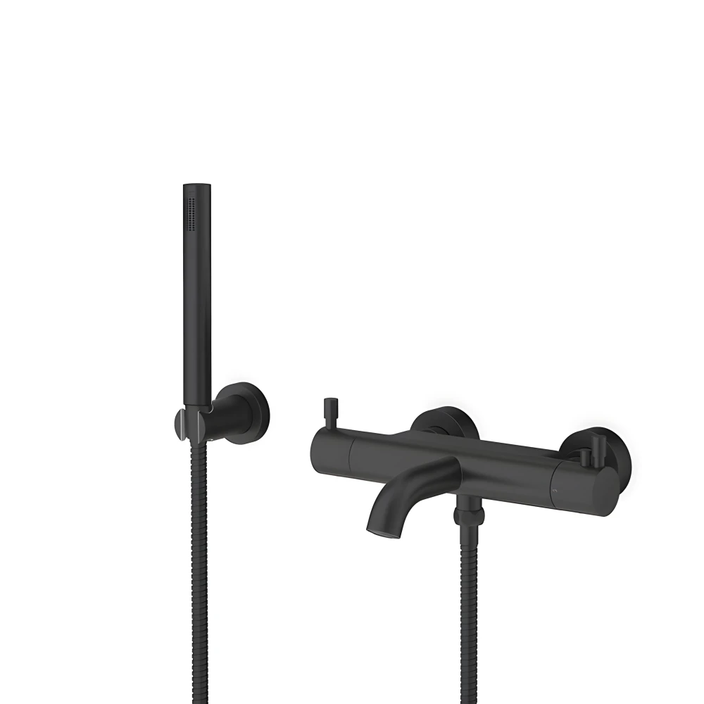 Pack bain / douche thermostatique noir mat LOOP 3