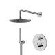 Pack douche encastré thermostatique LOOP 9 chrome