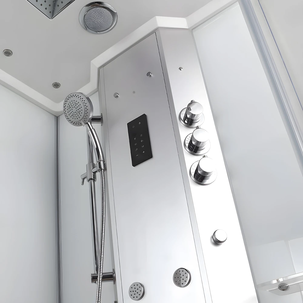 Colonne hydromassante avec technologie Safe Access / robinetterie thermostatique / computer tactile Bluetooth