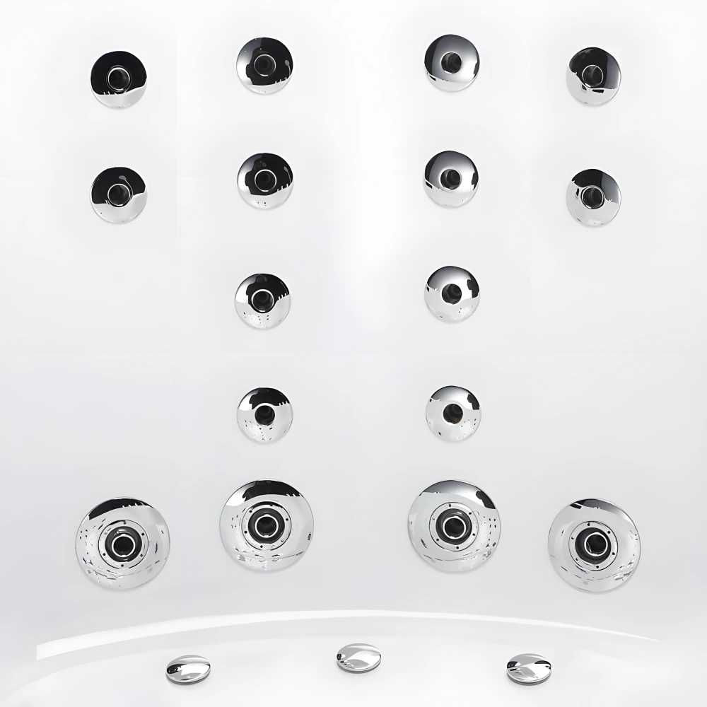 Massage dorsal intégral (buses en laiton chromé)