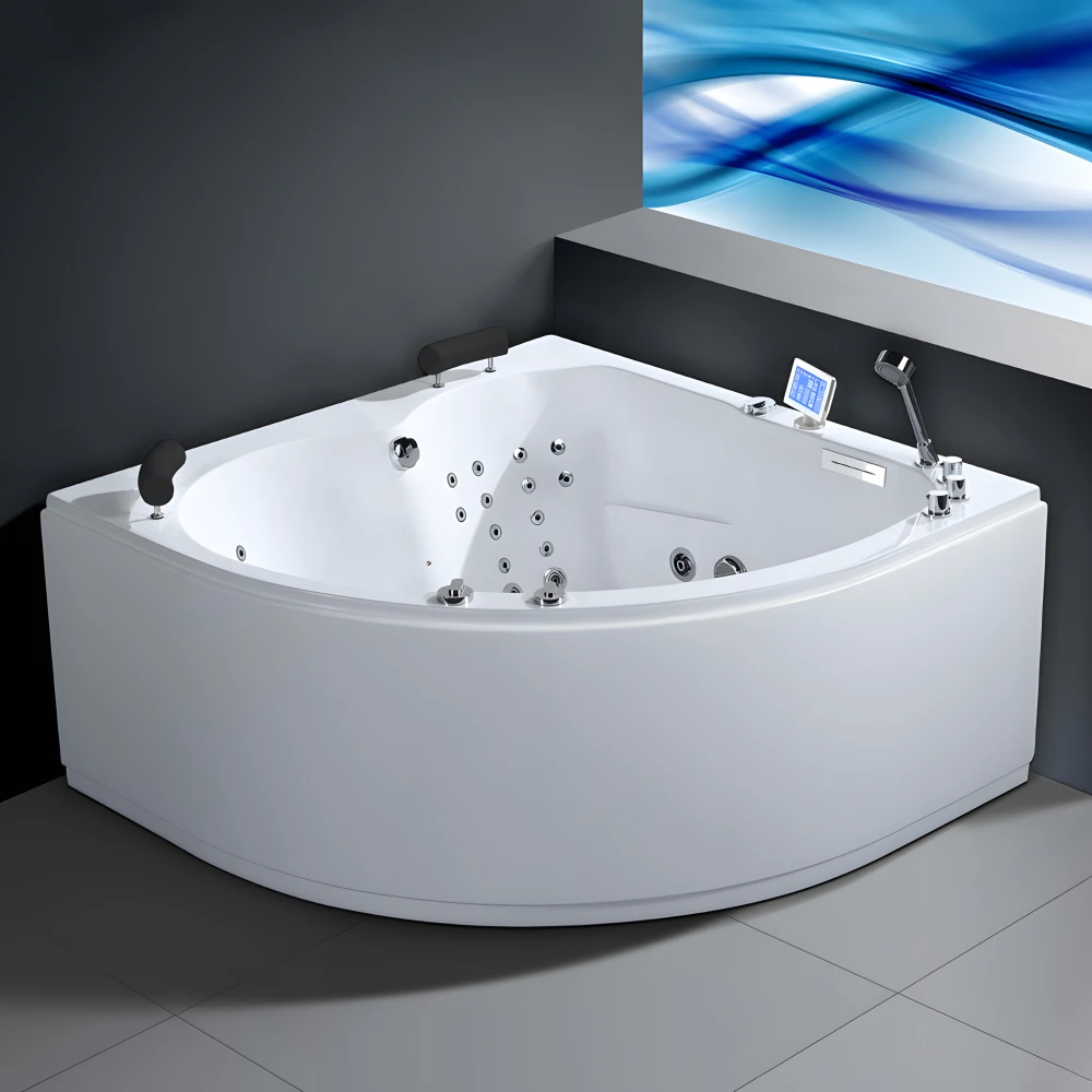 Baignoire balnéothérapie AQUA GAUCHE IPOWER 150x150 cm