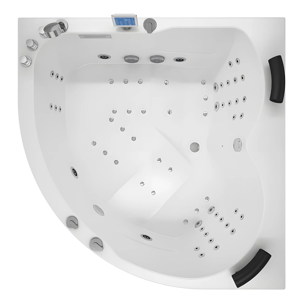 Vue supérieure AQUA DROITE IPOWER 150x150 cm