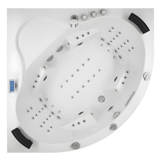 Vue supérieure NEVIA IPOWER 150x150 cm