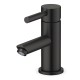 Robinet mitigeur noir mat pour lavabo