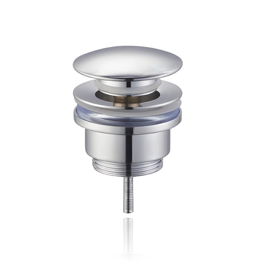 Bonde de vidage clic-clac chromée