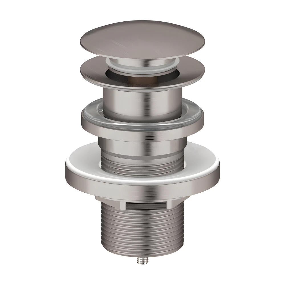 Bonde de vidage clic-clac inox brossé