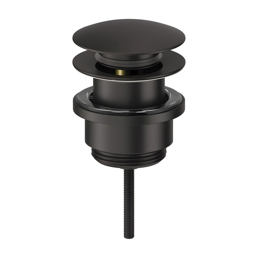 Bonde de vidage POP-UP noir mat