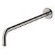 Bras horizontal en inox brossé pour alimentation douche de tête