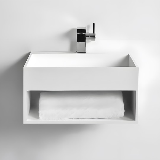 Vasque KUBE 50 en Solid Surface