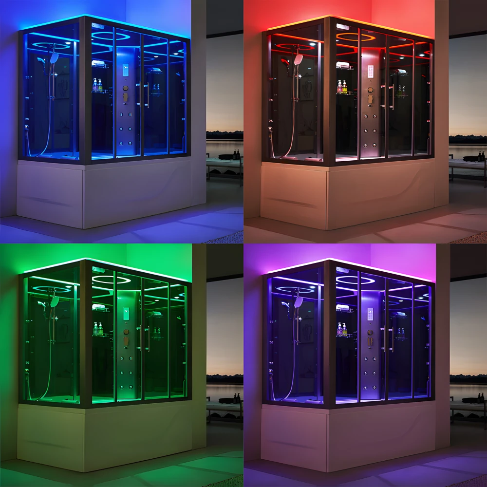Chromothérapie LED ICOLOR+ (choix de la couleur) et lumière d'ambiance
