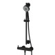 Pack douche thermostatique noir mat LOOP 2